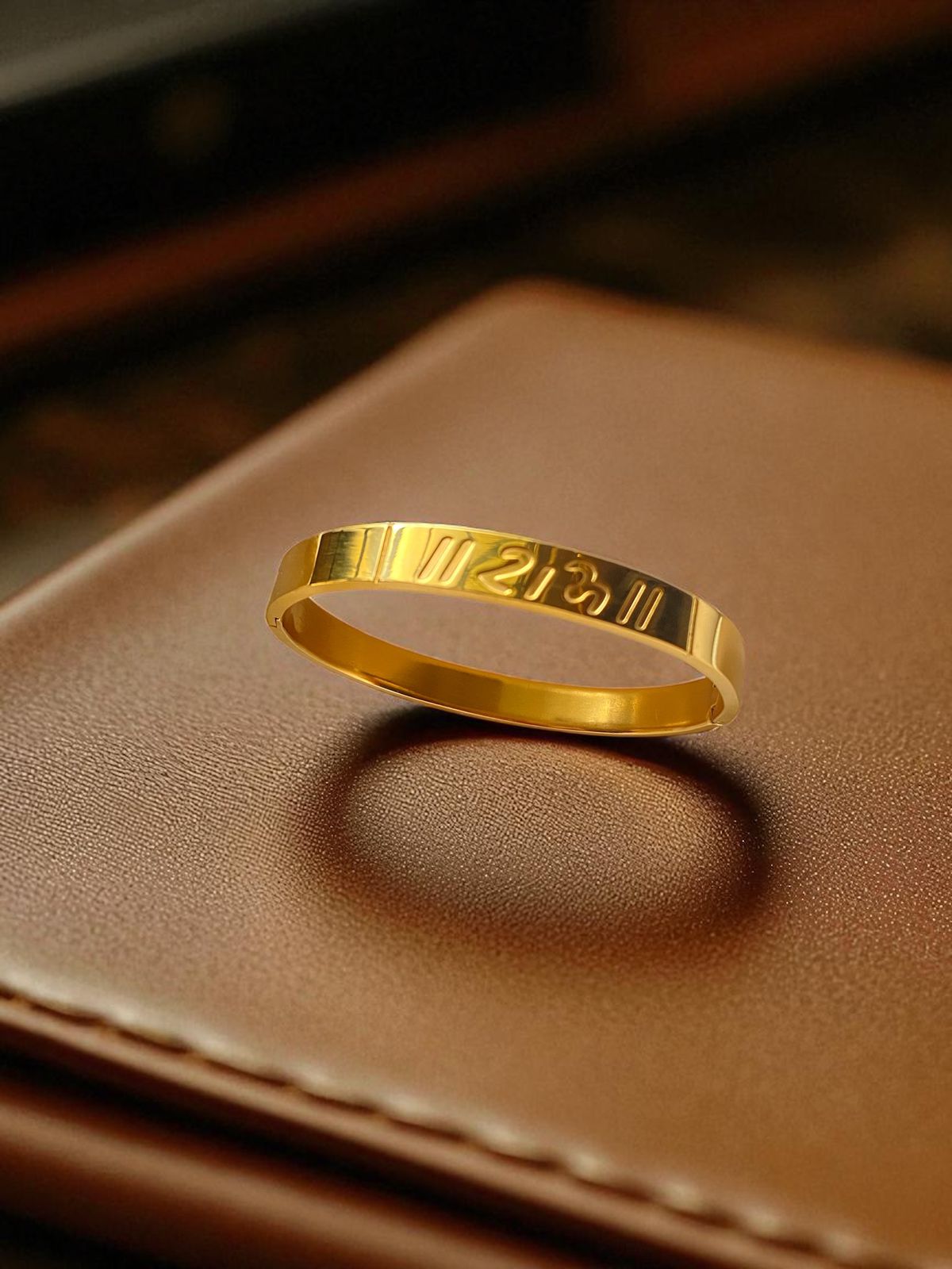 Divine Ram Gold-Plated Men’s Bracelet