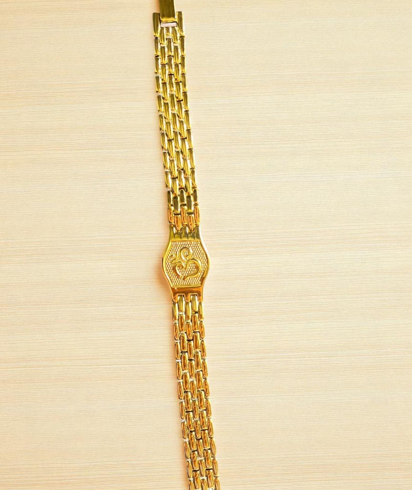 Premium Om Gold Bracelet For Men