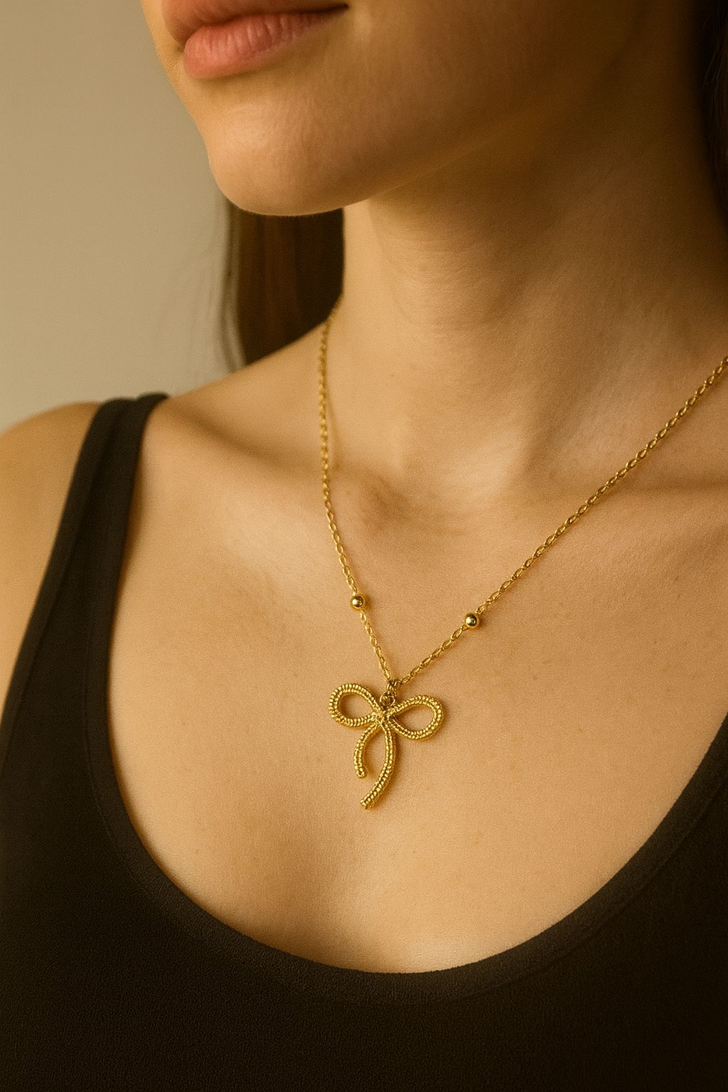Wildflower Bow Necklace