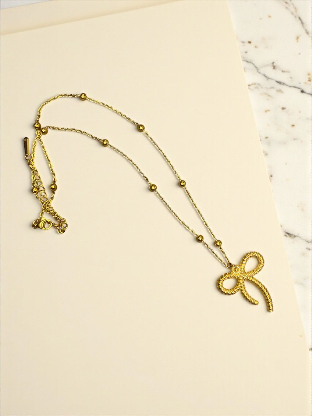Wildflower Bow Necklace