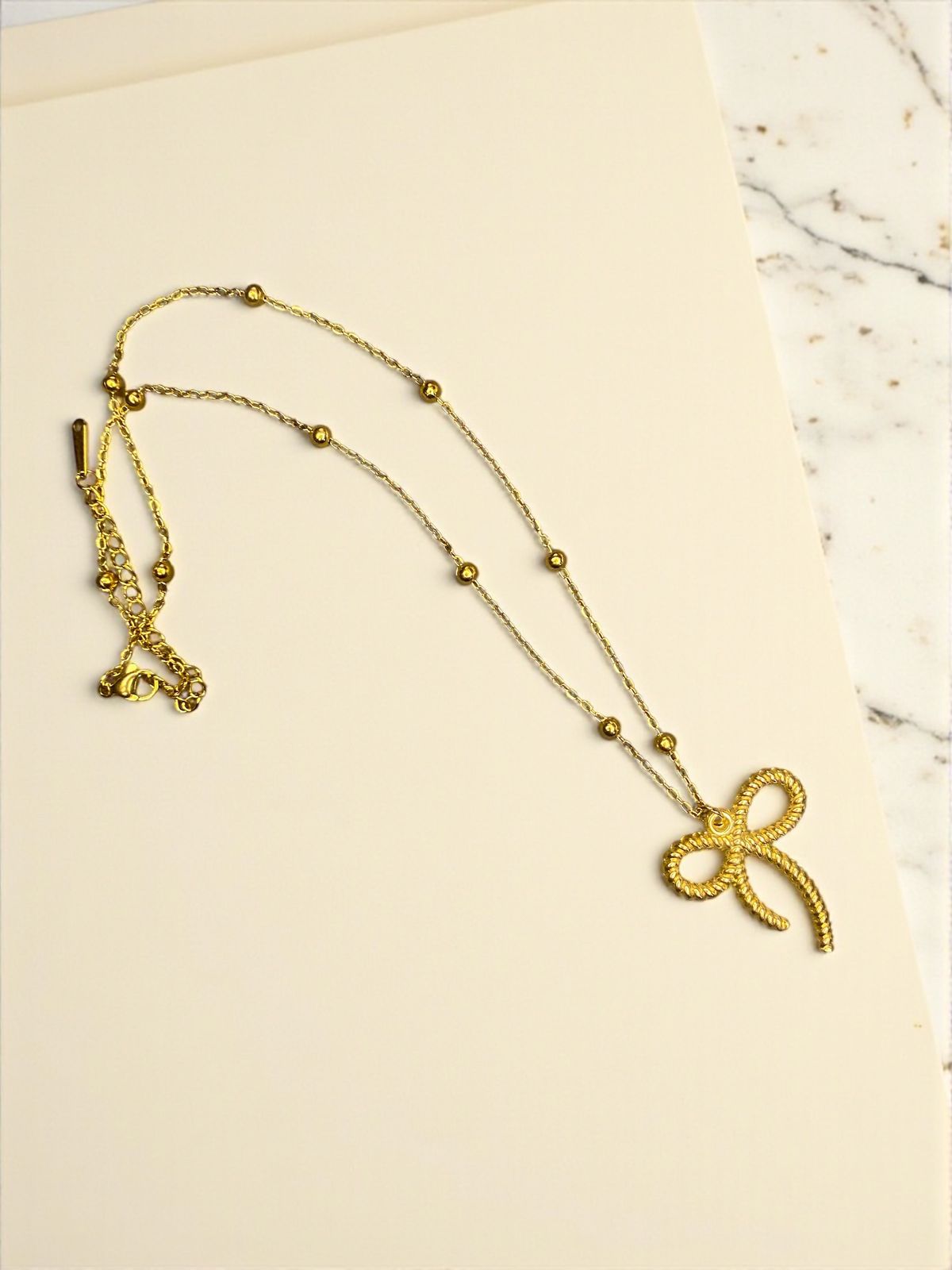 Wildflower Bow Necklace