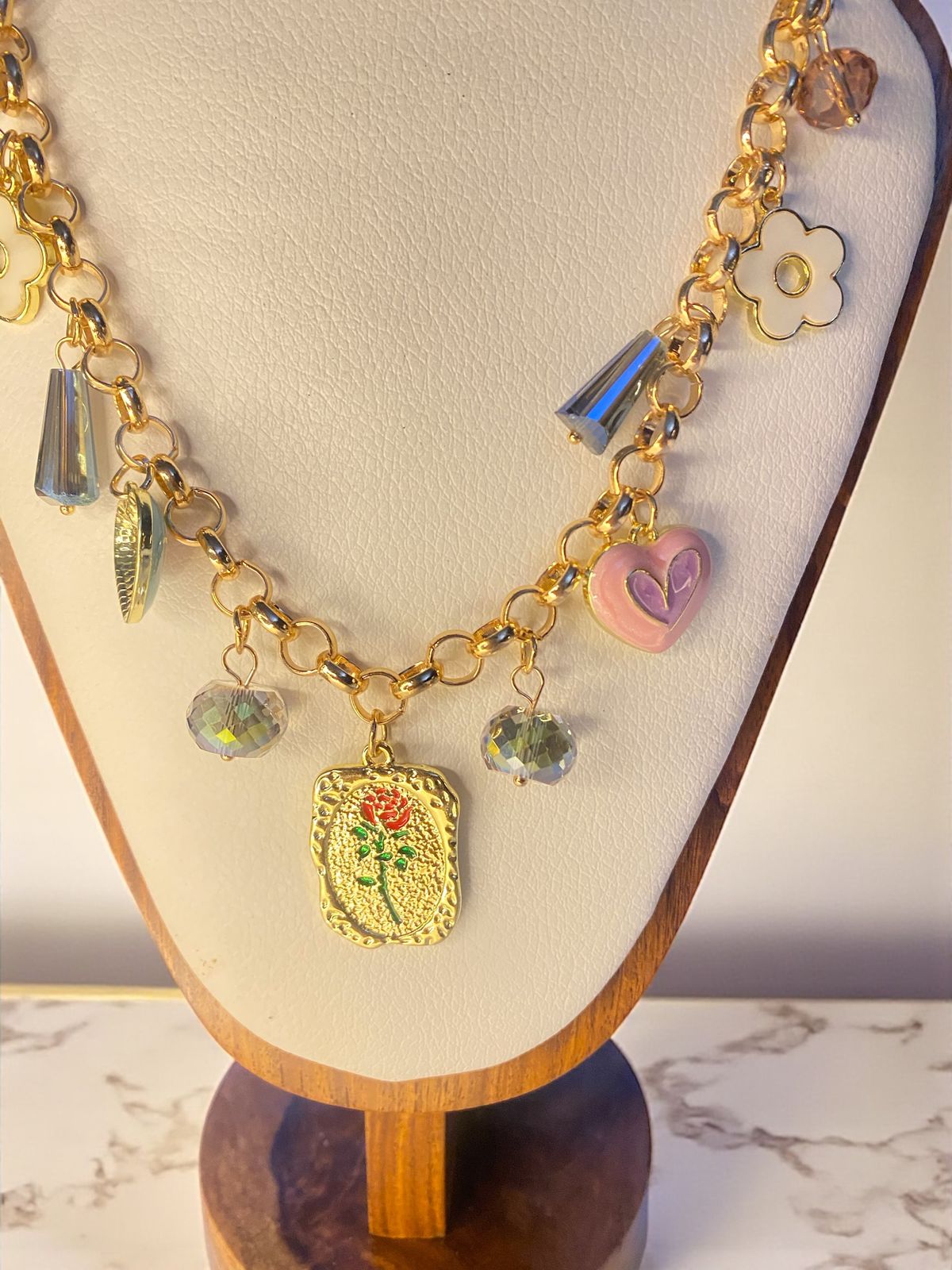 Golden Charms Royal Necklace