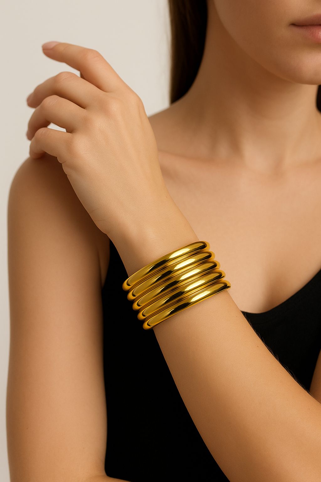 Golden Wave Cuff