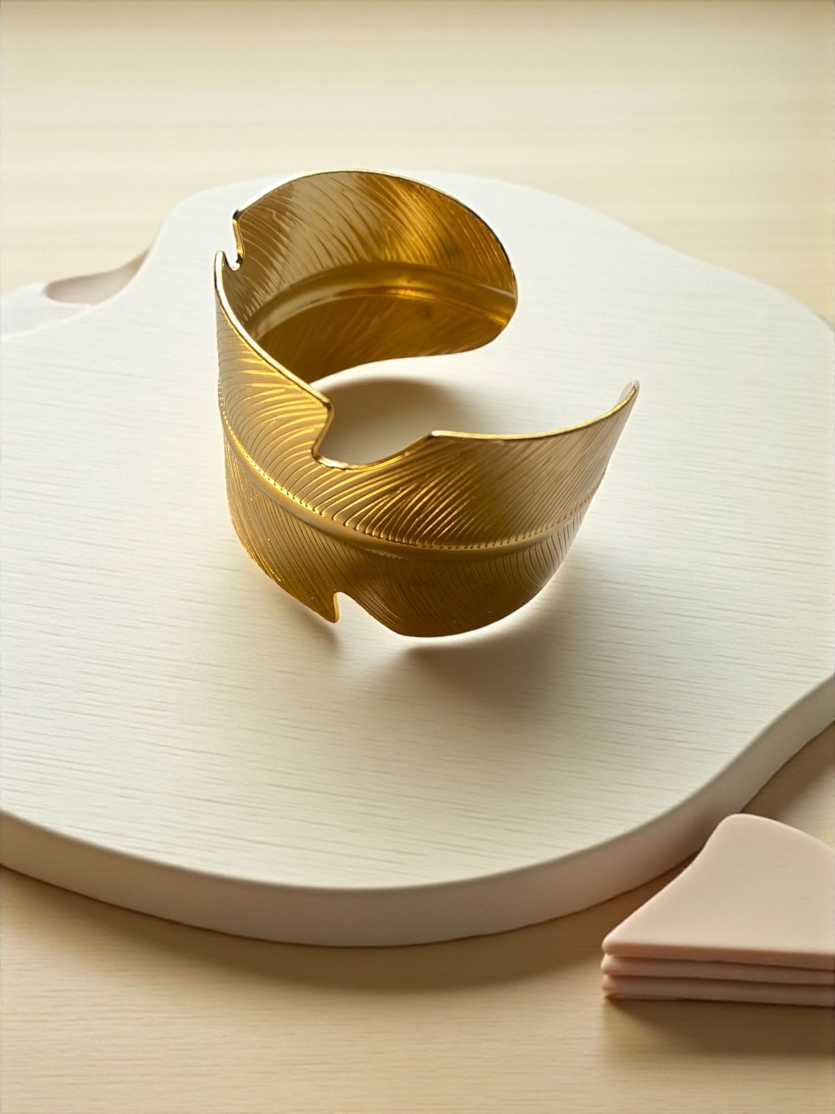 Golden Laurel Leaf Cuff