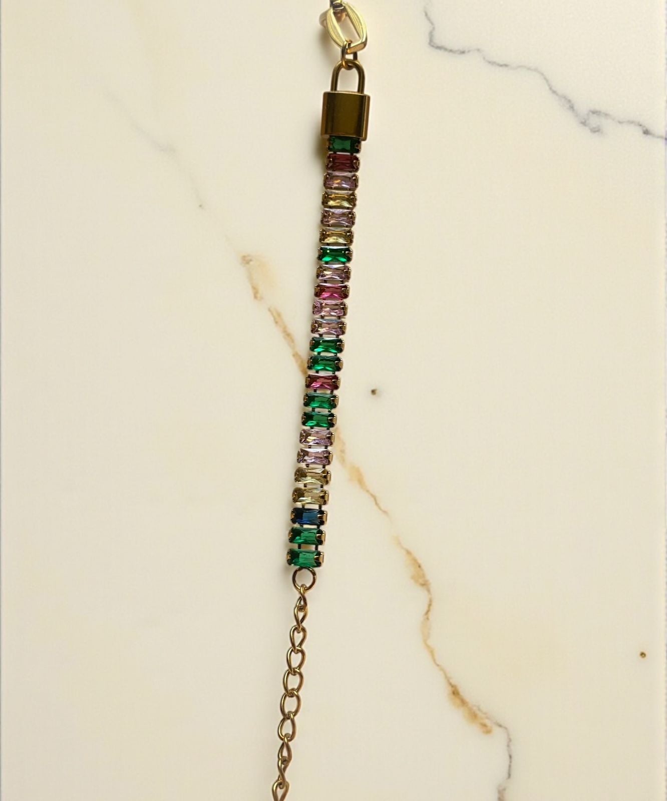 Aurora Gem Chain Bracelet