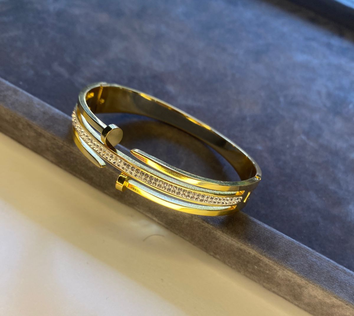 Golden Nail Luxe Bracelet