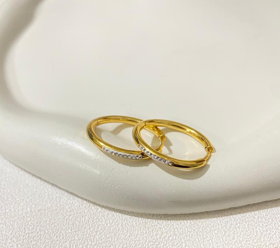 Dainty Diamond Cut Everyday Hoops