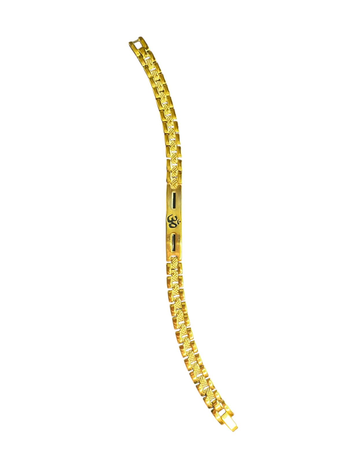 Sacred Om Gold Bracelet