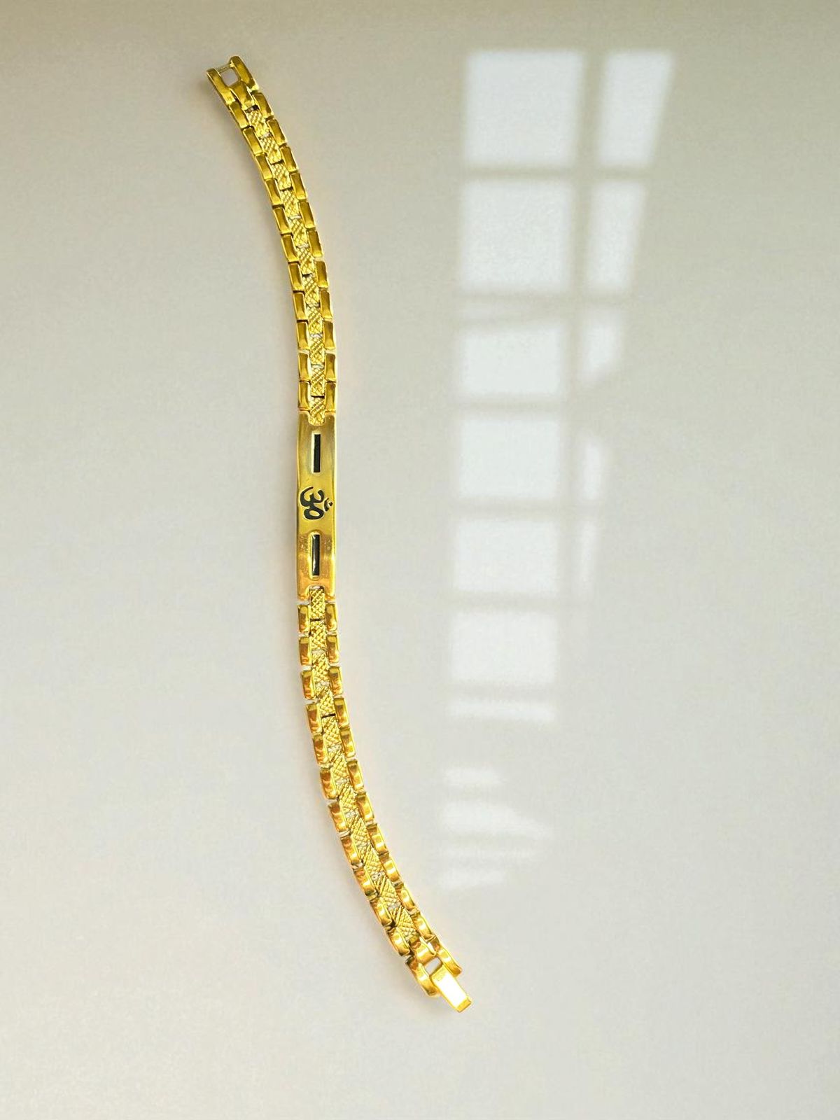 Sacred Om Gold Bracelet